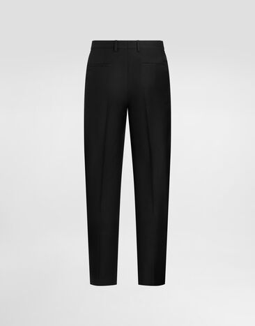 Dolce & Gabbana Pantalones en lana virgen Dolce & Gabbana Pantalones en lana virgen Black GY6FETGL269