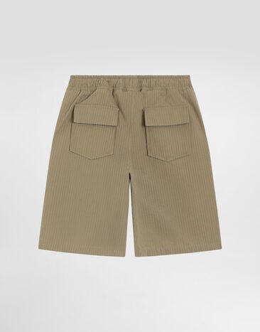 Dolce & Gabbana Cotton seersucker bermuda shorts Multicolor L44Q12FR521