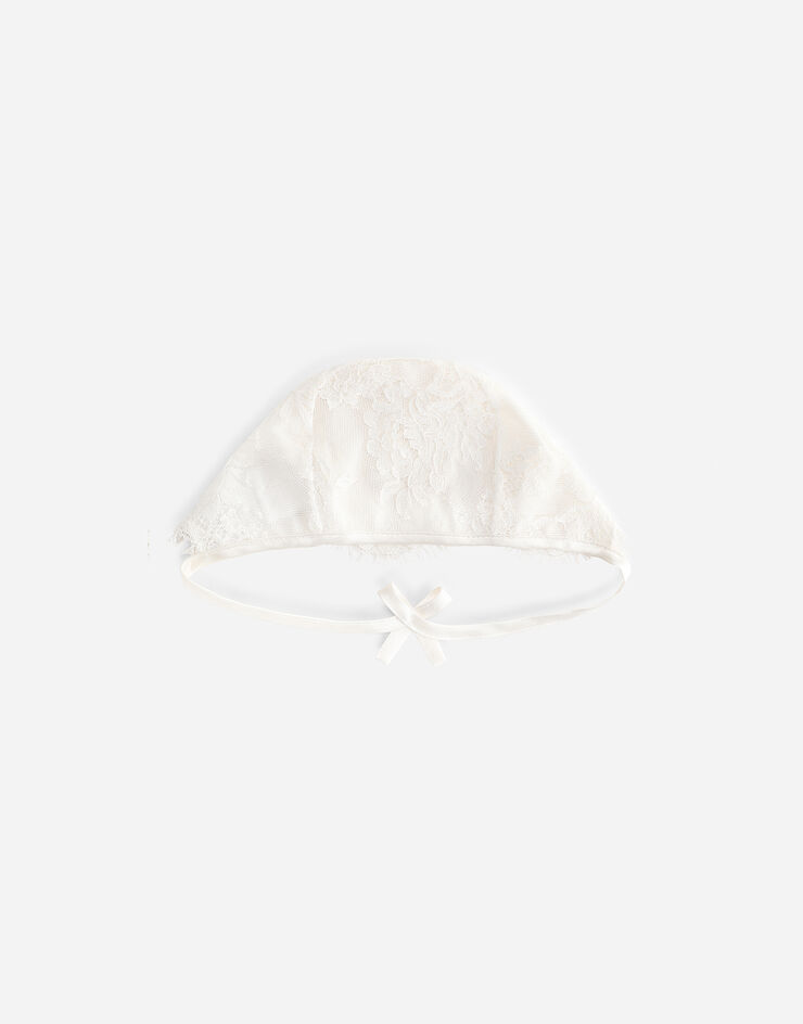 Dolce & Gabbana Satin bonnet White L0EGC0LA086