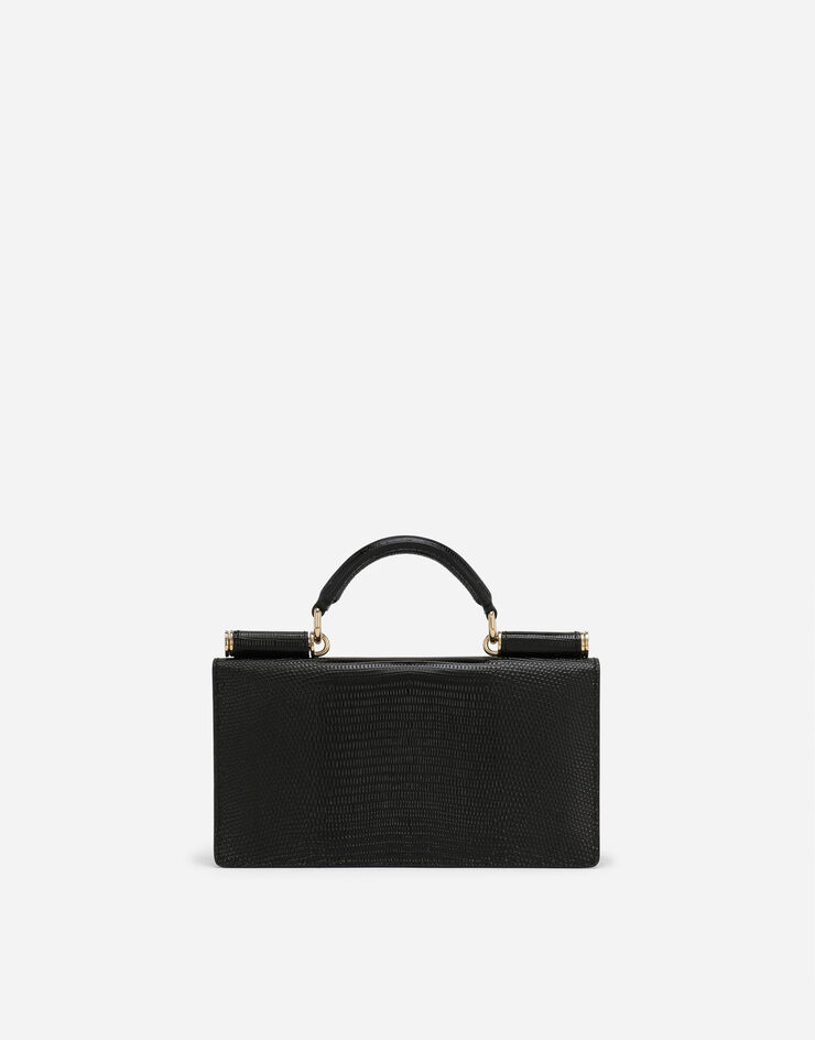 Iguana-print mini bag in Black for | Dolce&Gabbana® US