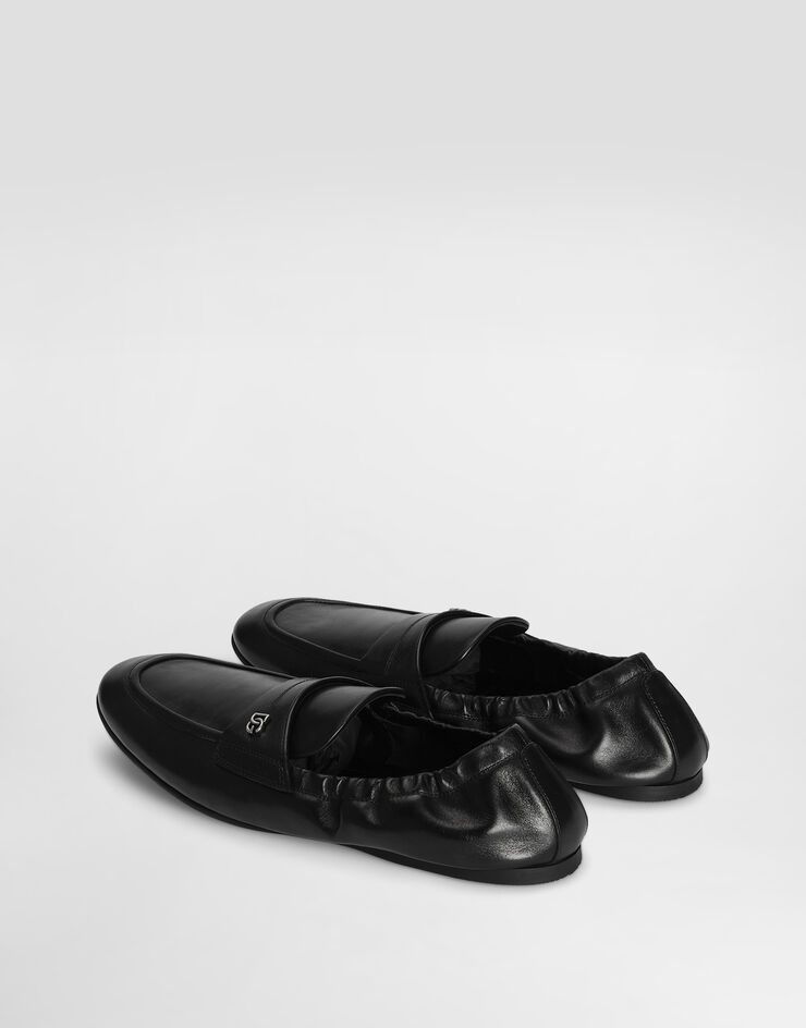 Dolce & Gabbana Zapatillas en piel de becerro Dolce & Gabbana Zapatillas en piel de becerro Black A50790A0374