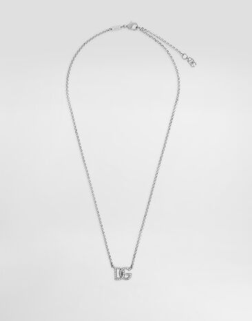 Dolce & Gabbana Collier chaîne à logo DG Argent WNP1L2W1111