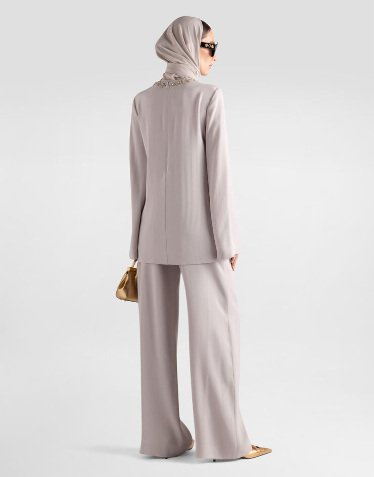 Dolce & Gabbana Crêpe marocain trousers Multicolor I3K10WFU1MD