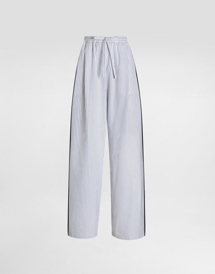 Dolce & Gabbana Striped poplin trousers Dolce & Gabbana Striped poplin trousers Multicolor FTDJETFR53L