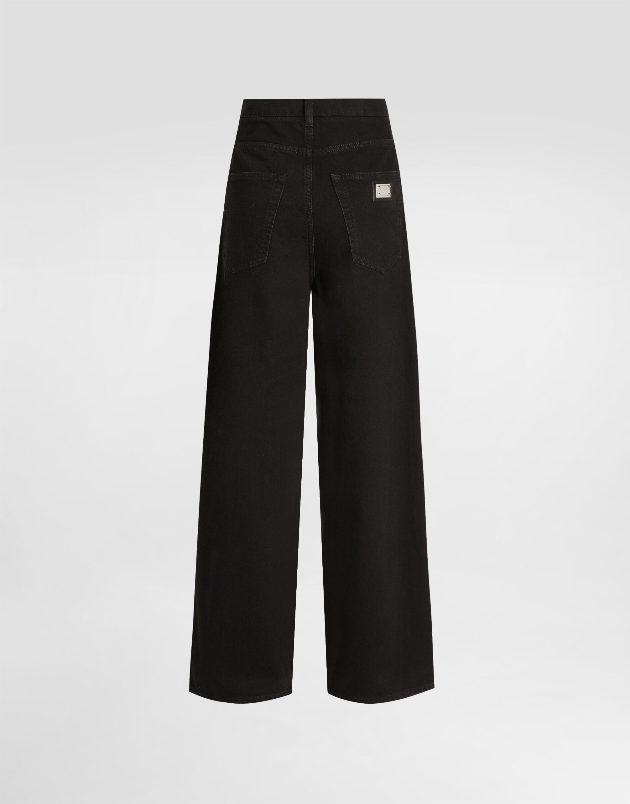 5-pocket denim trousers in Multicolor for Women | Dolce&Gabbana®