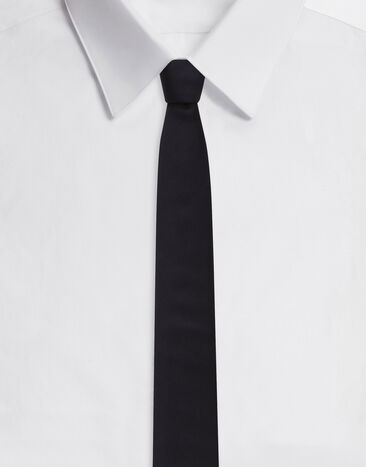 Dolce & Gabbana Silk tie with DG logo Print GT149EG0WSO