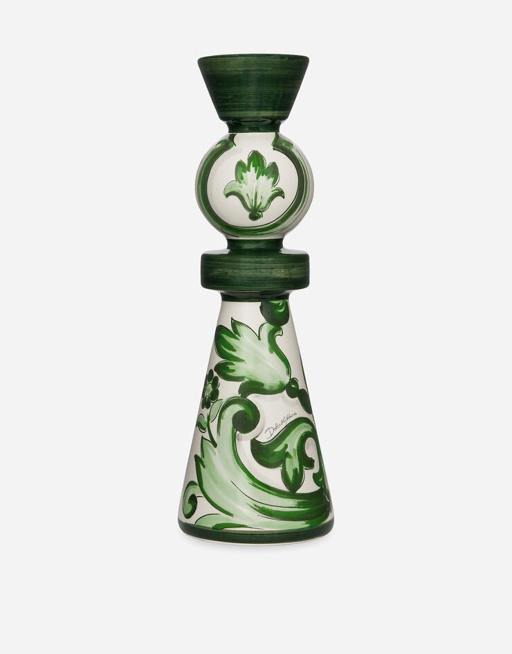 Dolce & Gabbana Ceramic Candle Holder large Multicolor TCC186TCACD