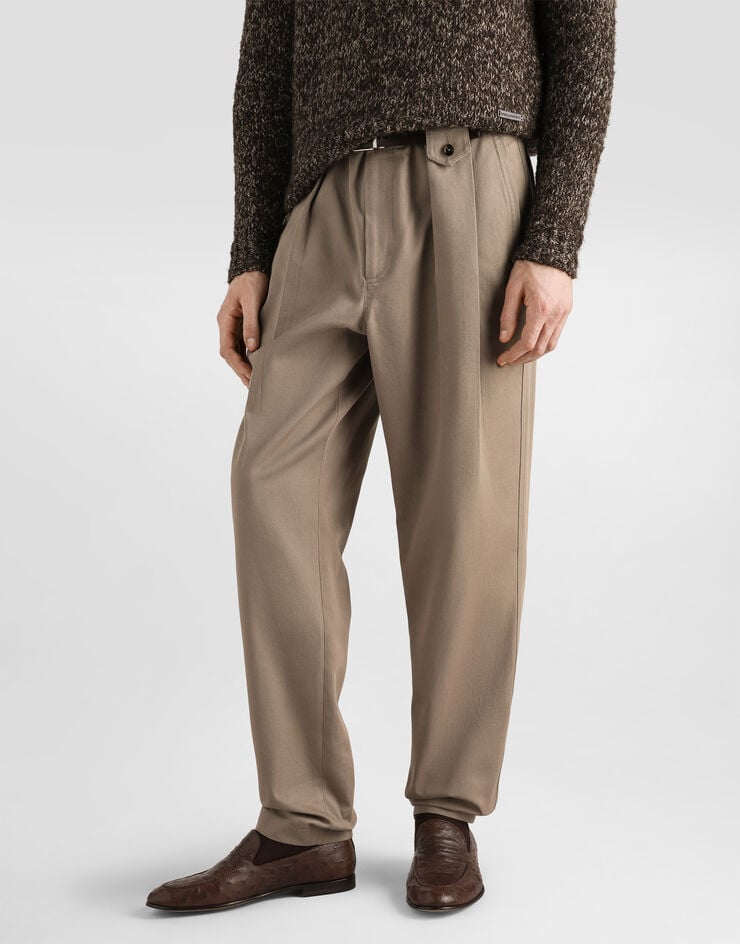 Dolce & Gabbana Cotton twill trousers Dolce & Gabbana Cotton twill trousers GP13XTFU6VR