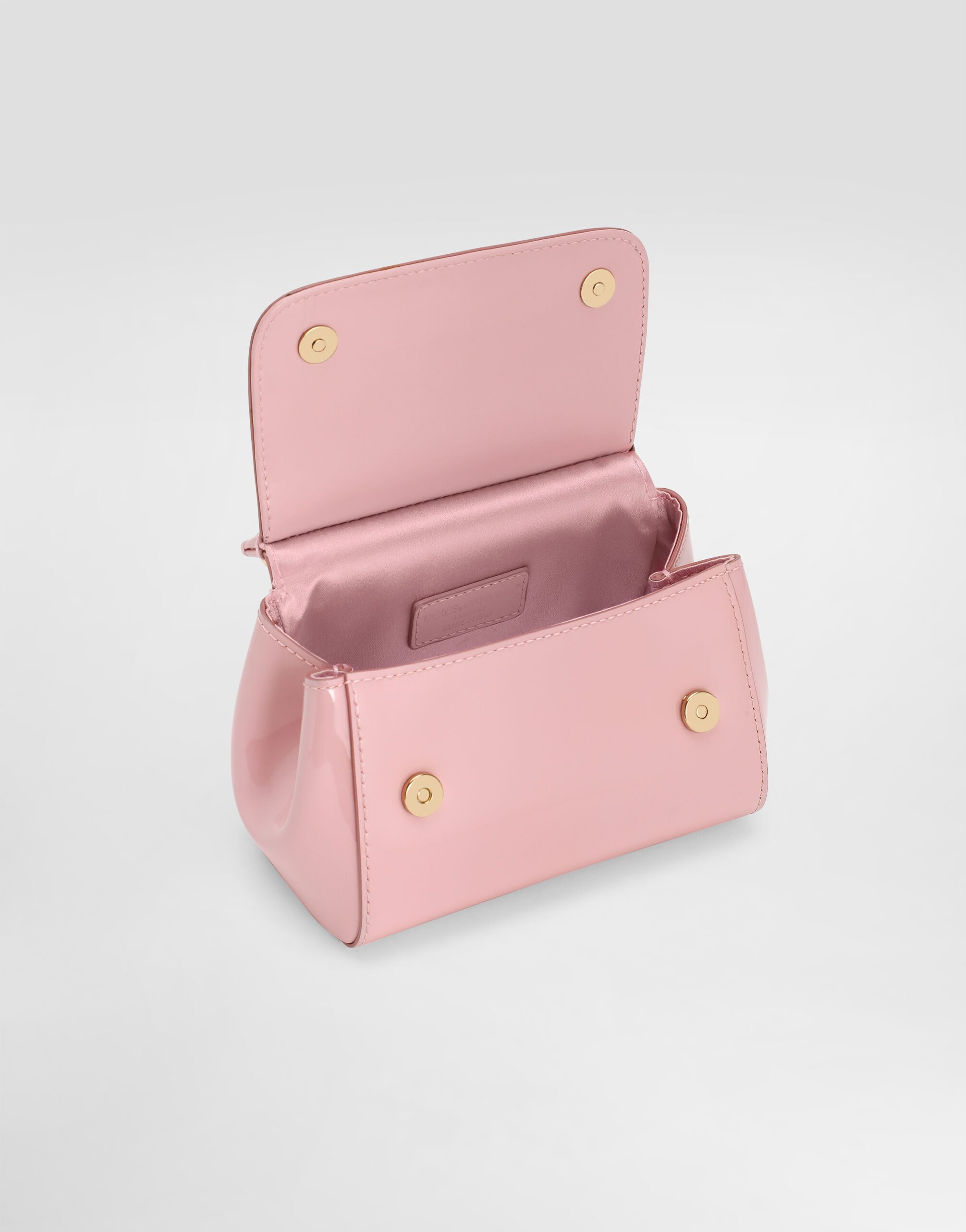 ピンクのガールズ シシリー ミニバッグ エナメル | Dolce&Gabbana®