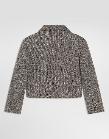 Dolce & Gabbana Birdseye wool blend jacket Multicolor L51J89FM3FF