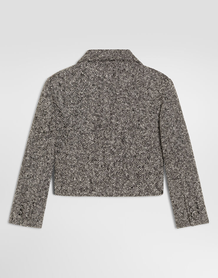 Dolce & Gabbana Birdseye wool blend jacket Dolce & Gabbana Birdseye wool blend jacket Multicolor L51J89FM3FF