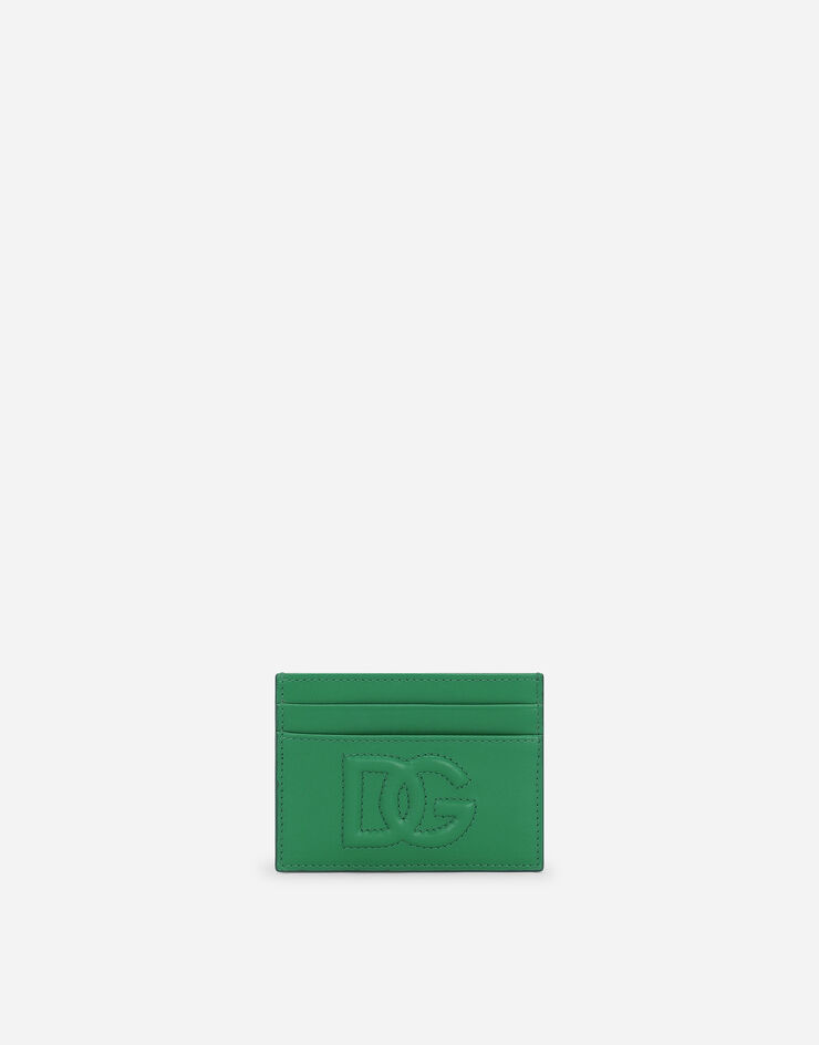 Dolce & Gabbana DG Logo card holder Green BI0330AG081