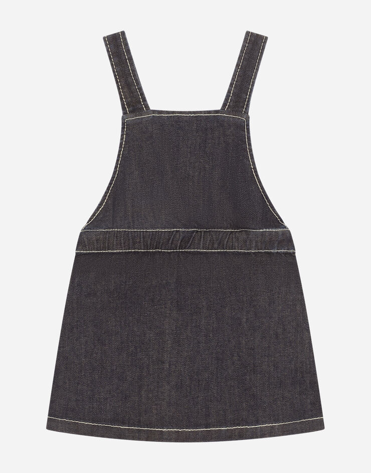Dolce & Gabbana Short denim dungaree dress Bleu L52DU1LD969