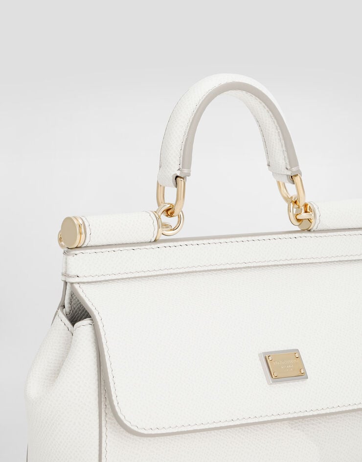 Dolce & Gabbana Sac à main Sicily petit format Blanc BB7116B1001