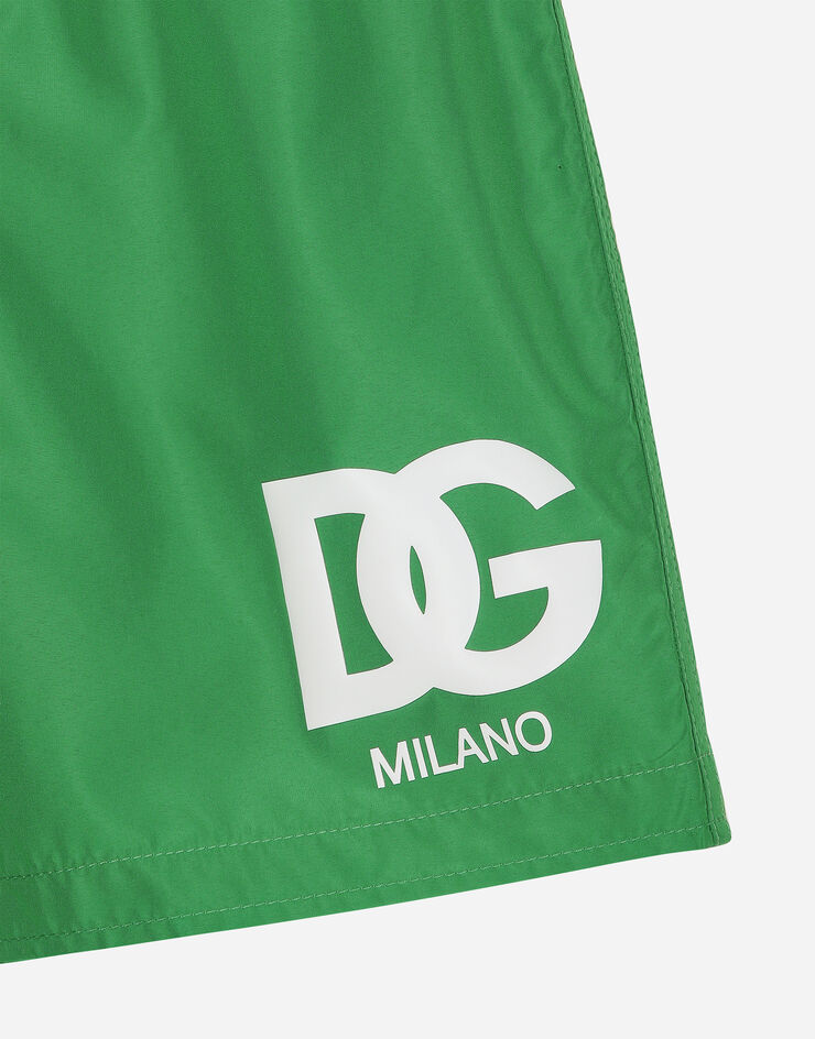 Dolce & Gabbana DG 徽标尼龙平角沙滩裤 多色 L4J818ON01H