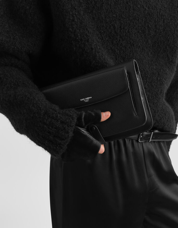 Dolce & Gabbana Calfskin clutch bag Dolce & Gabbana Calfskin clutch bag Black BM2770A0370