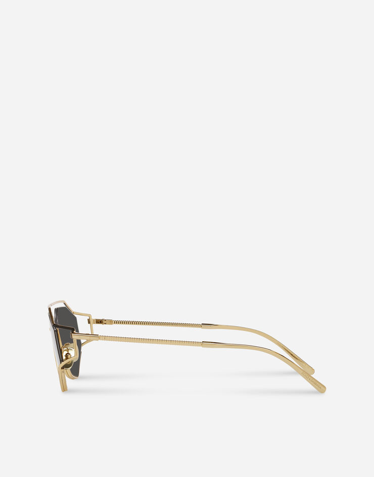 Dolce & Gabbana Sartoriale Swagging sunglasses Nero/Giallo VG2265VM487