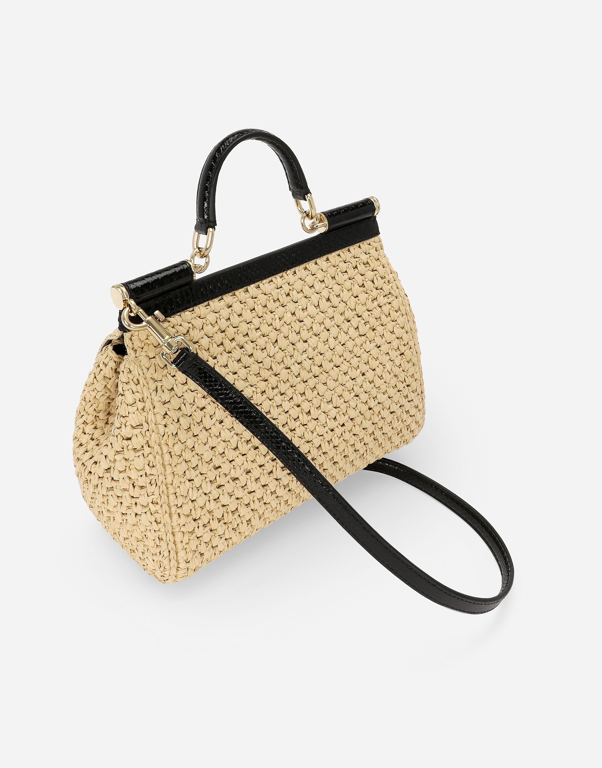 Borsa a mano Sicily grande in Multicolore da Donna Dolce Gabbana
