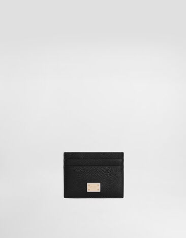 Dolce & Gabbana Calfskin card holder Black BI0330A1001