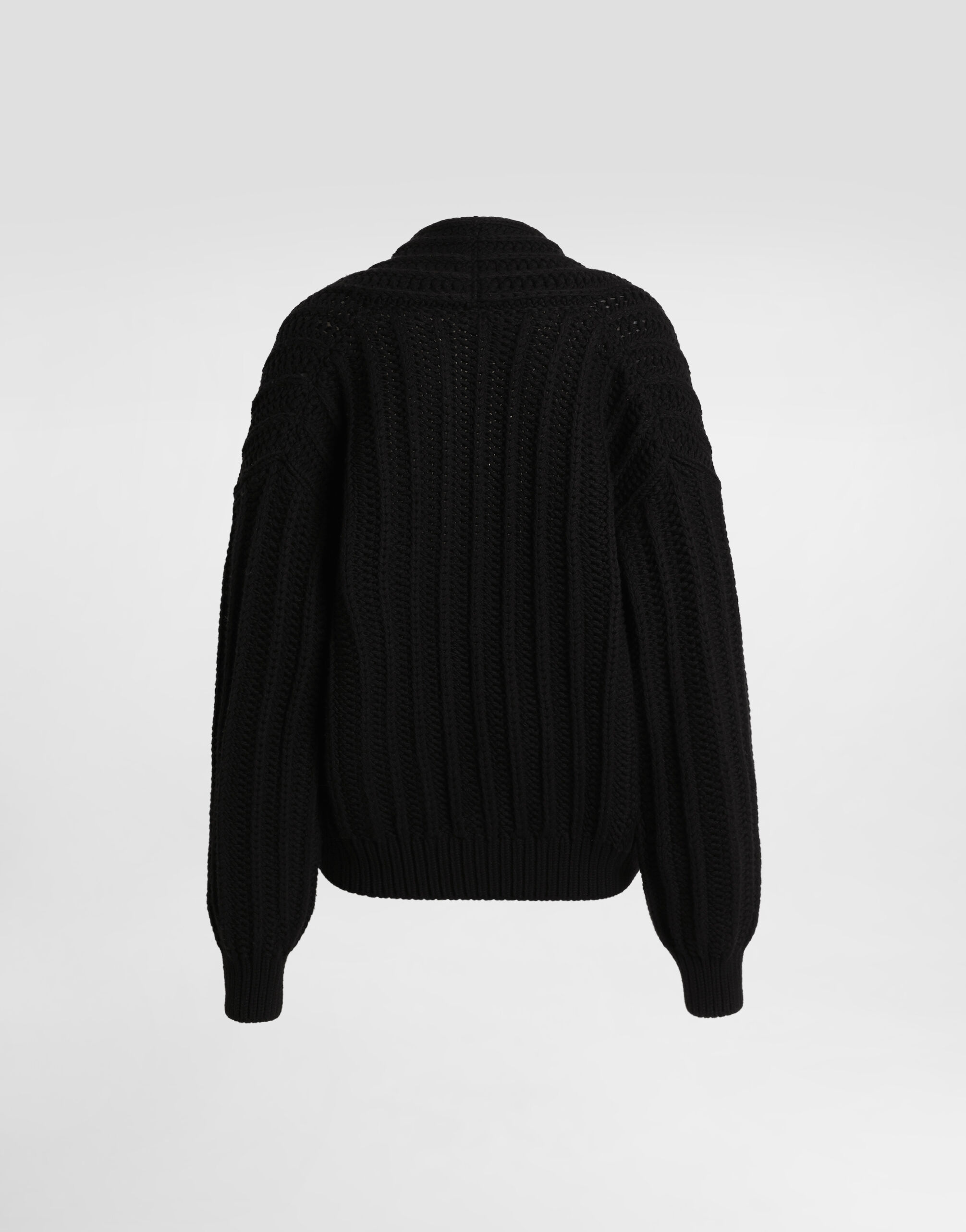 Virginwool cardigan in Black for Women | Dolce&Gabbana® US