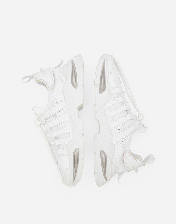 Mixed-material Airmaster sneakers in White for Men | Dolce&Gabbana®