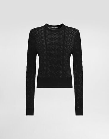Dolce & Gabbana Lace pullover Black FXXCSTJBMP8