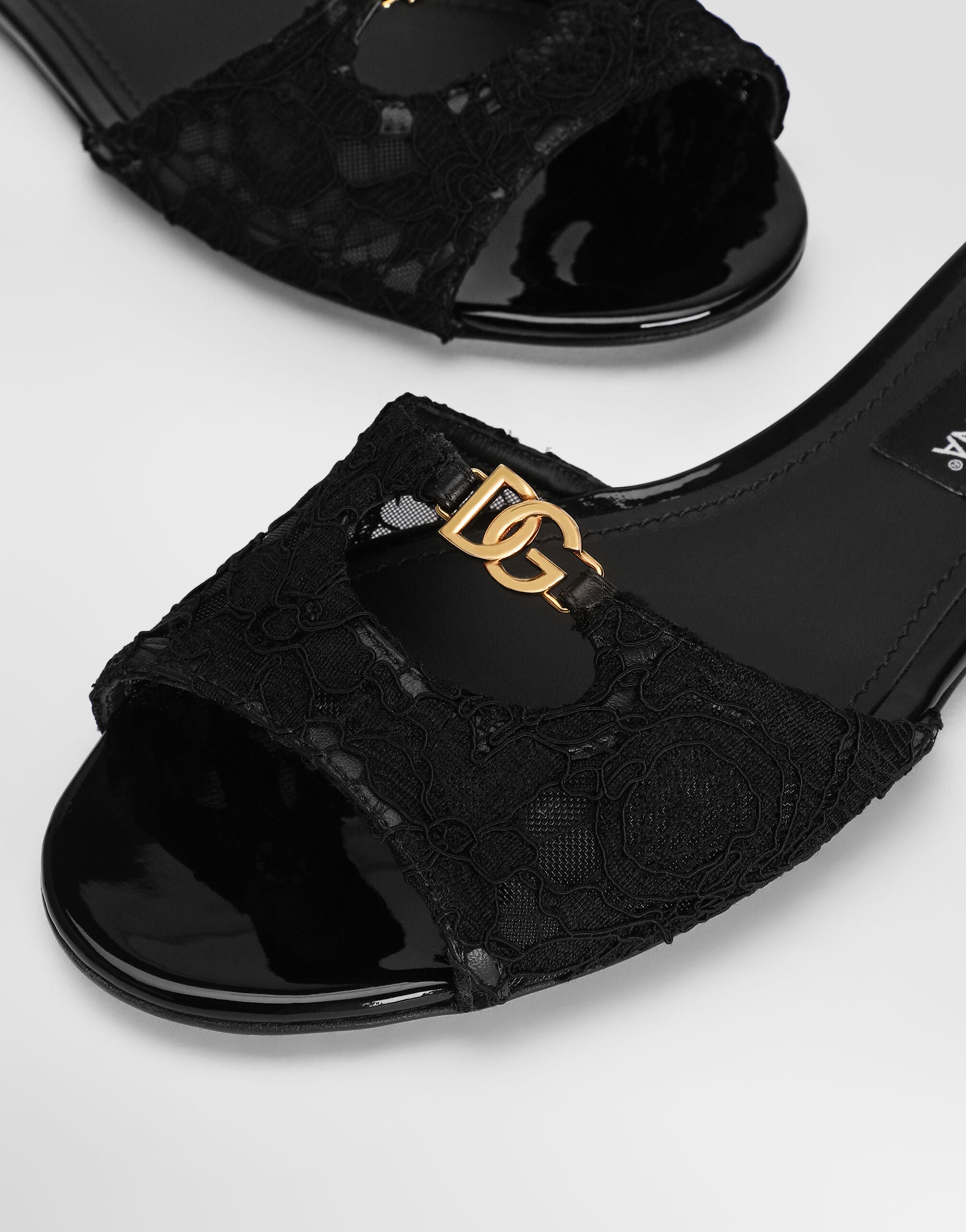CIABATTA FLAT in Black for Women | Dolce&Gabbana® US