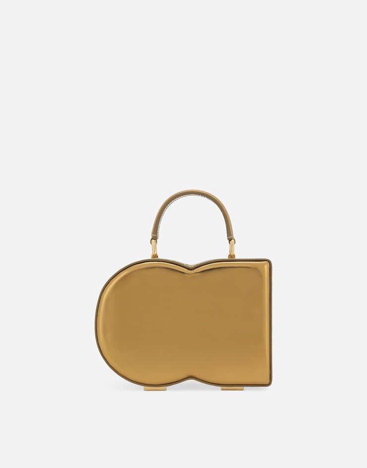 Dolce & Gabbana Sac à main box DG Logo Bag Doré BB7544AY828