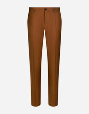 Dolce & Gabbana Tailored virgin wool pants Brown GP01PTFU60L