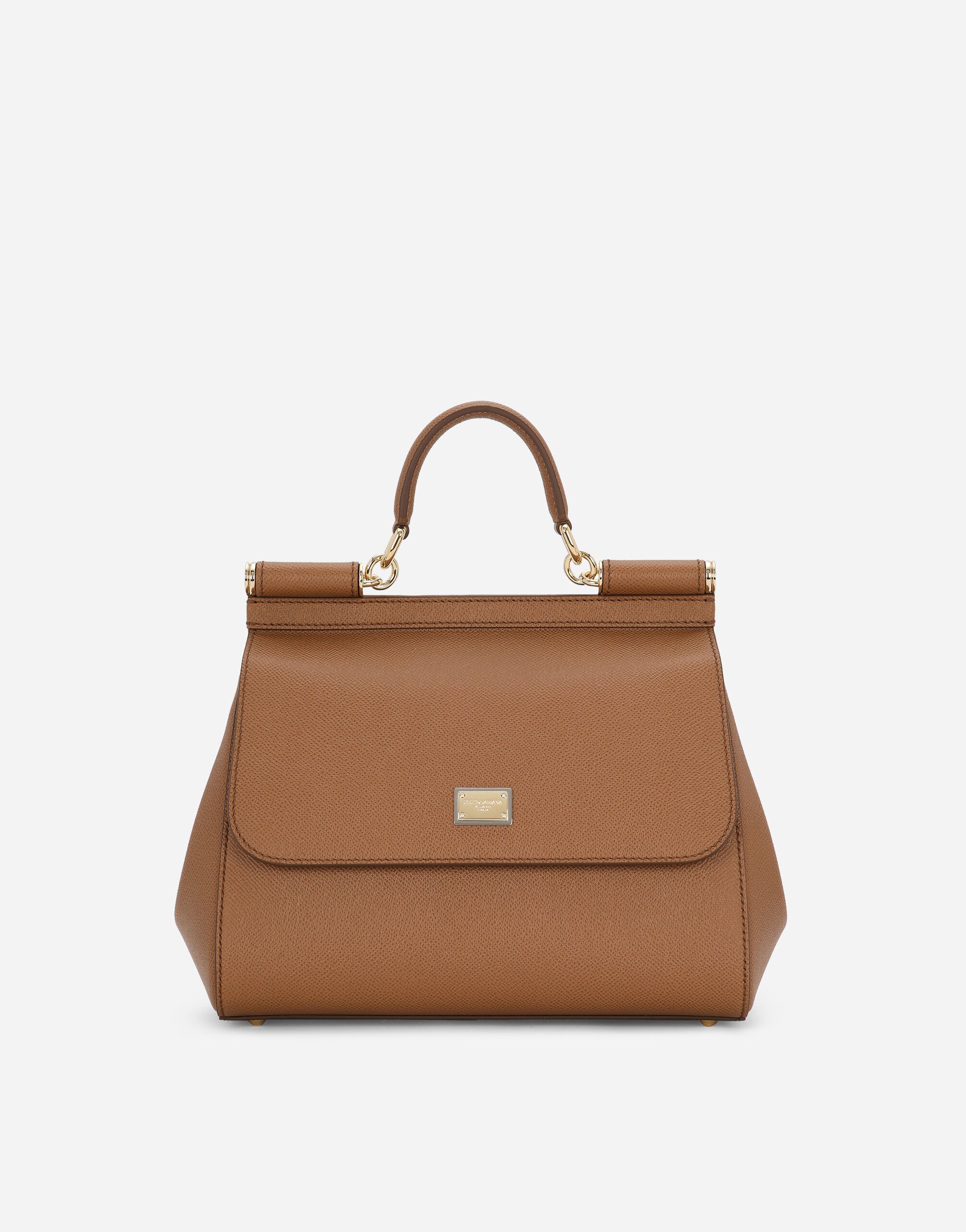 Sac a main Sicily grand format en Marron pour femme Dolce Gabbana