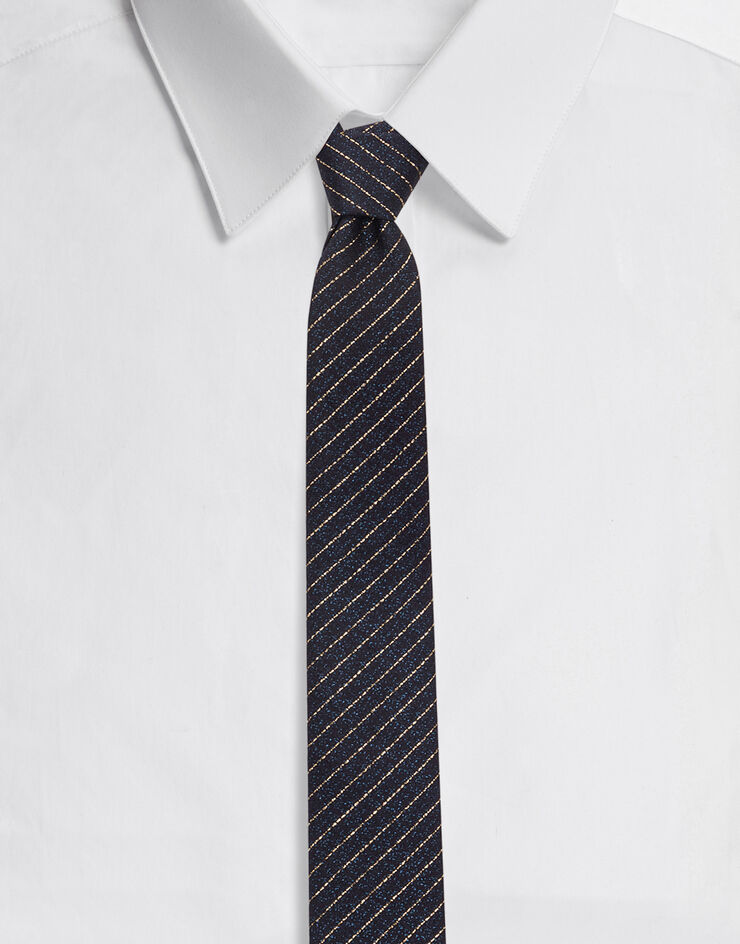 Dolce & Gabbana Cravate pan 6 cm en soie jacquard à motif cravate Multicolore GT149EG0JQJ
