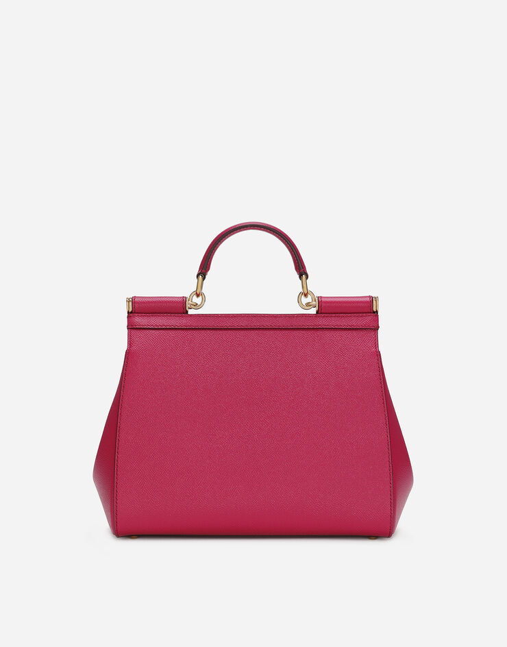 Dolce & Gabbana 라지 시실리 핸드백 푸시아 핑크 BB6002A1001