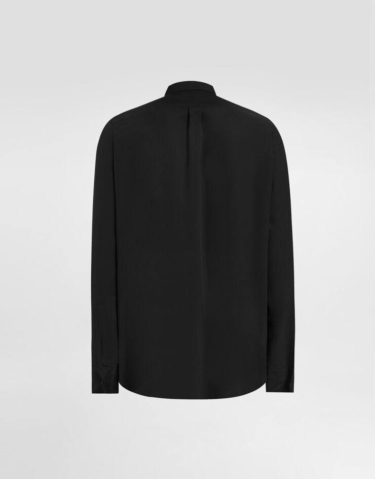 Dolce & Gabbana Stretch poplin martini shirt Black G5OI6TFUMRY