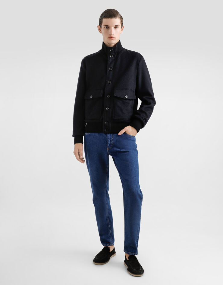 Dolce & Gabbana Cashmere jacket Grey G9BIBTFU2D1