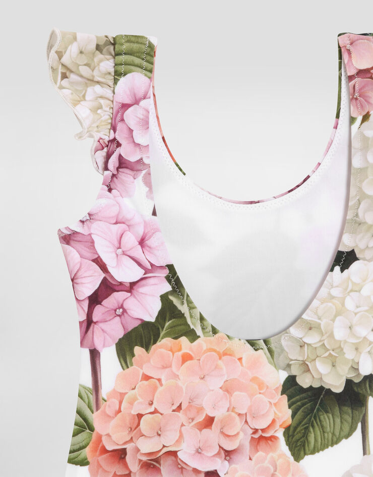 Dolce & Gabbana Costume intero stampa ortensia Multicolore L2J869ON0CC