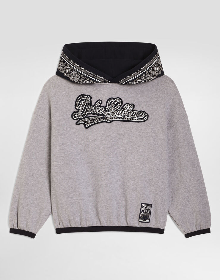 Dolce & Gabbana Cotton sweatshirt with logo  L4JWNVG7P6L