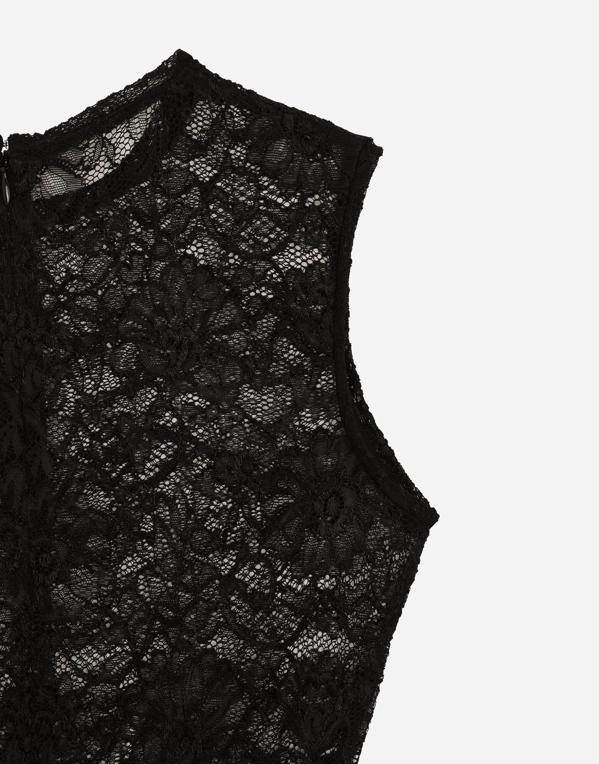 Dolce and gabbana lace top best sale