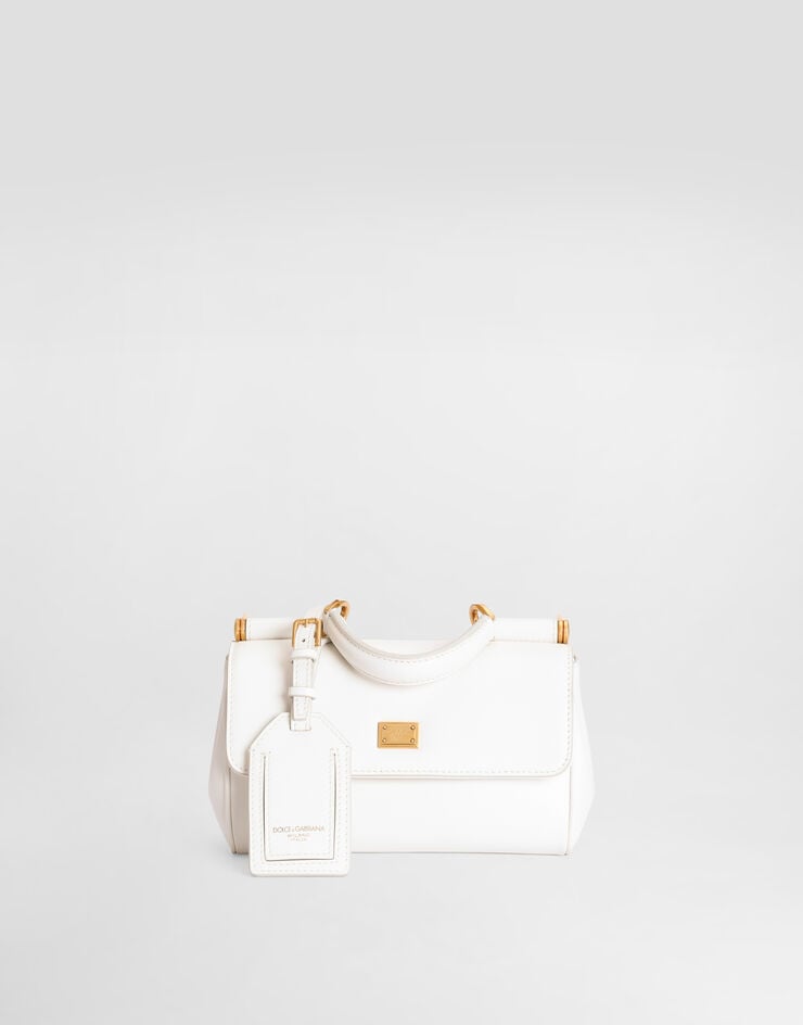 Dolce & Gabbana Mini My Sicily handbag in calfskin White BB7864B7321