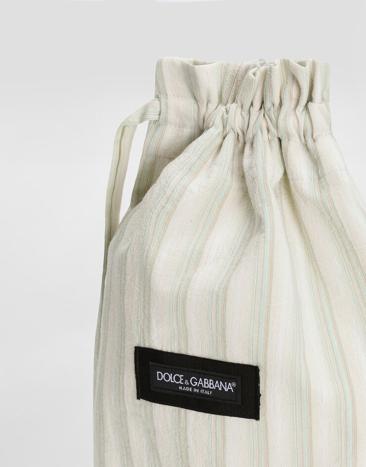 Dolce & Gabbana Striped poplin crossbody bag Multicolor BM2503AY217