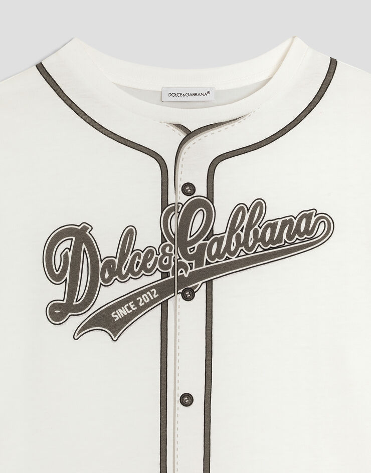 Dolce & Gabbana Jersey t-shirt with logo  L4JTHVG7P6T
