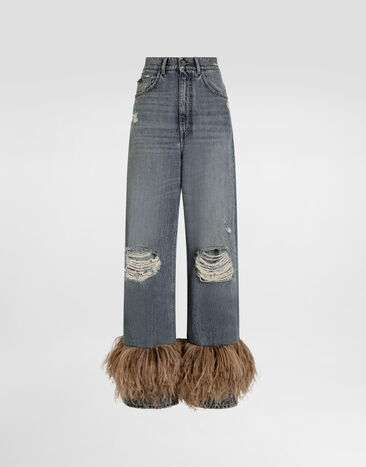 Dolce & Gabbana 5-pocket denim trousers Multicolor FTDIYZG8OF8