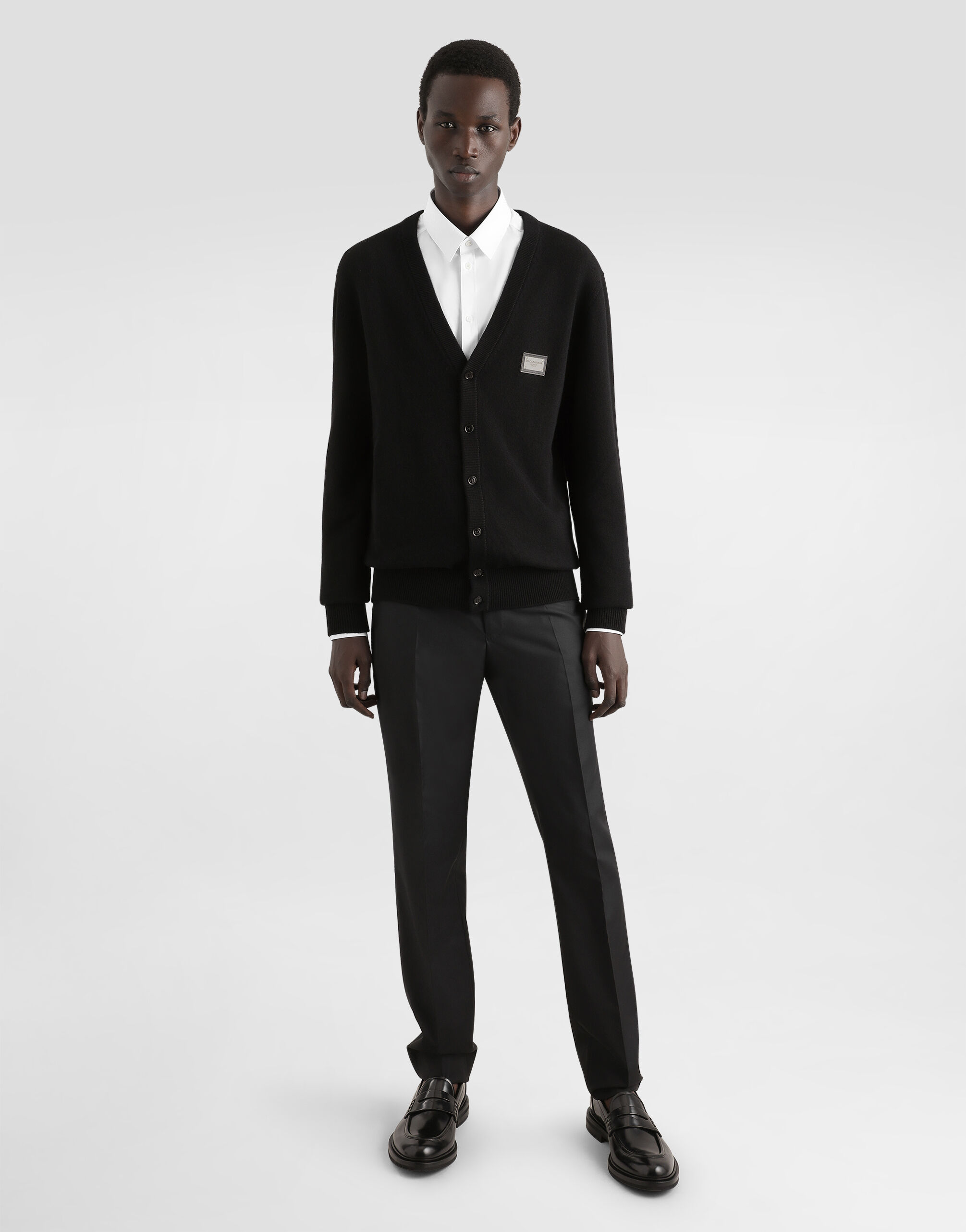 Cardigan C/Bottoni in Black for Men | Dolce&Gabbana® US
