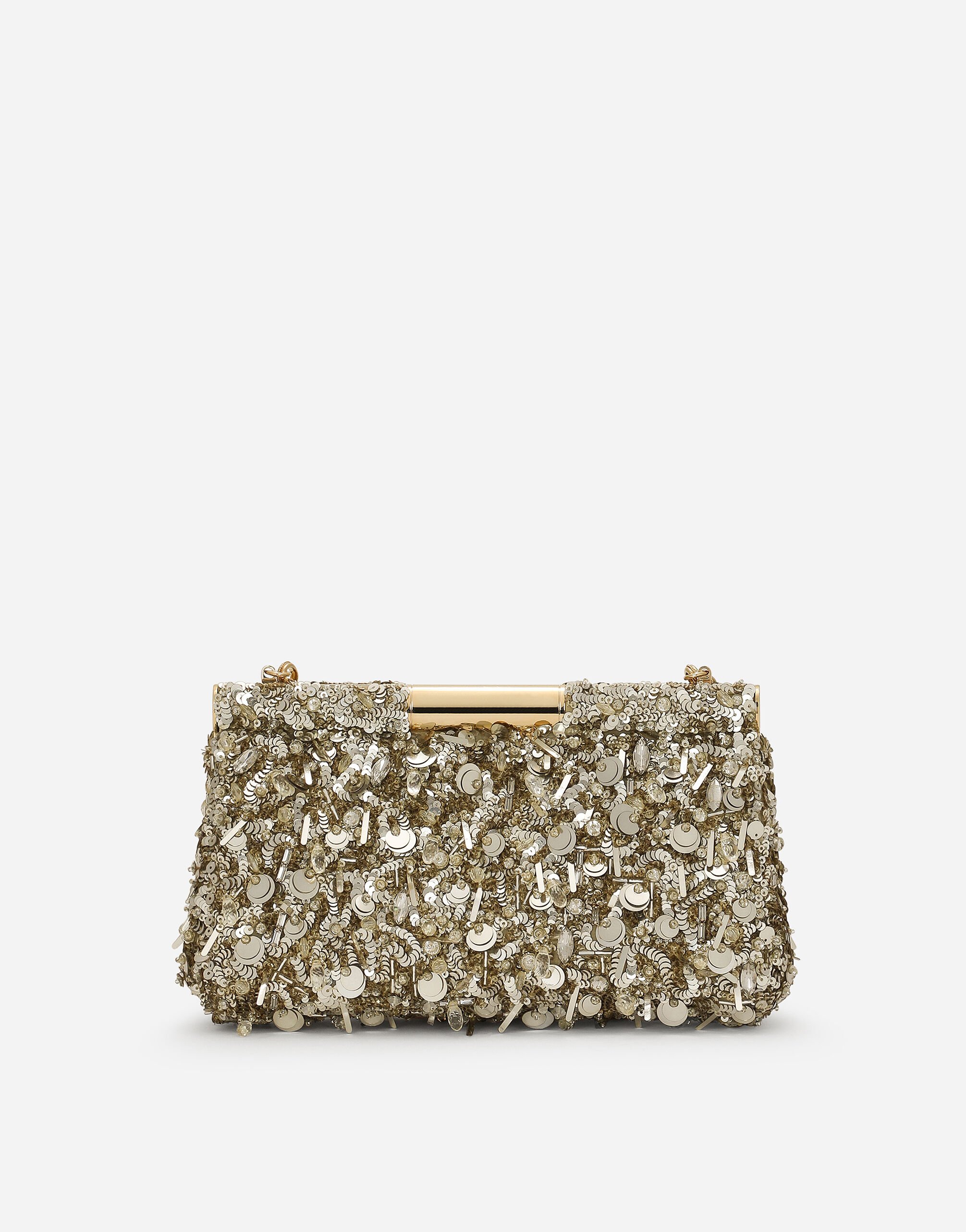 Medium Marlene shoulder bag in Gold for Women