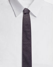 Dolce & Gabbana 6 cm tie-design silk jacquard blade tie Multicolor GXM11TJEMA4
