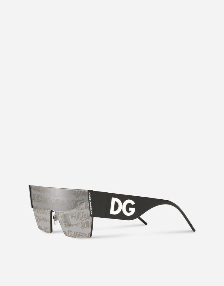 Dolce & Gabbana Солнцезащитные очки Dna Graffiti черный VG2233VM7K1