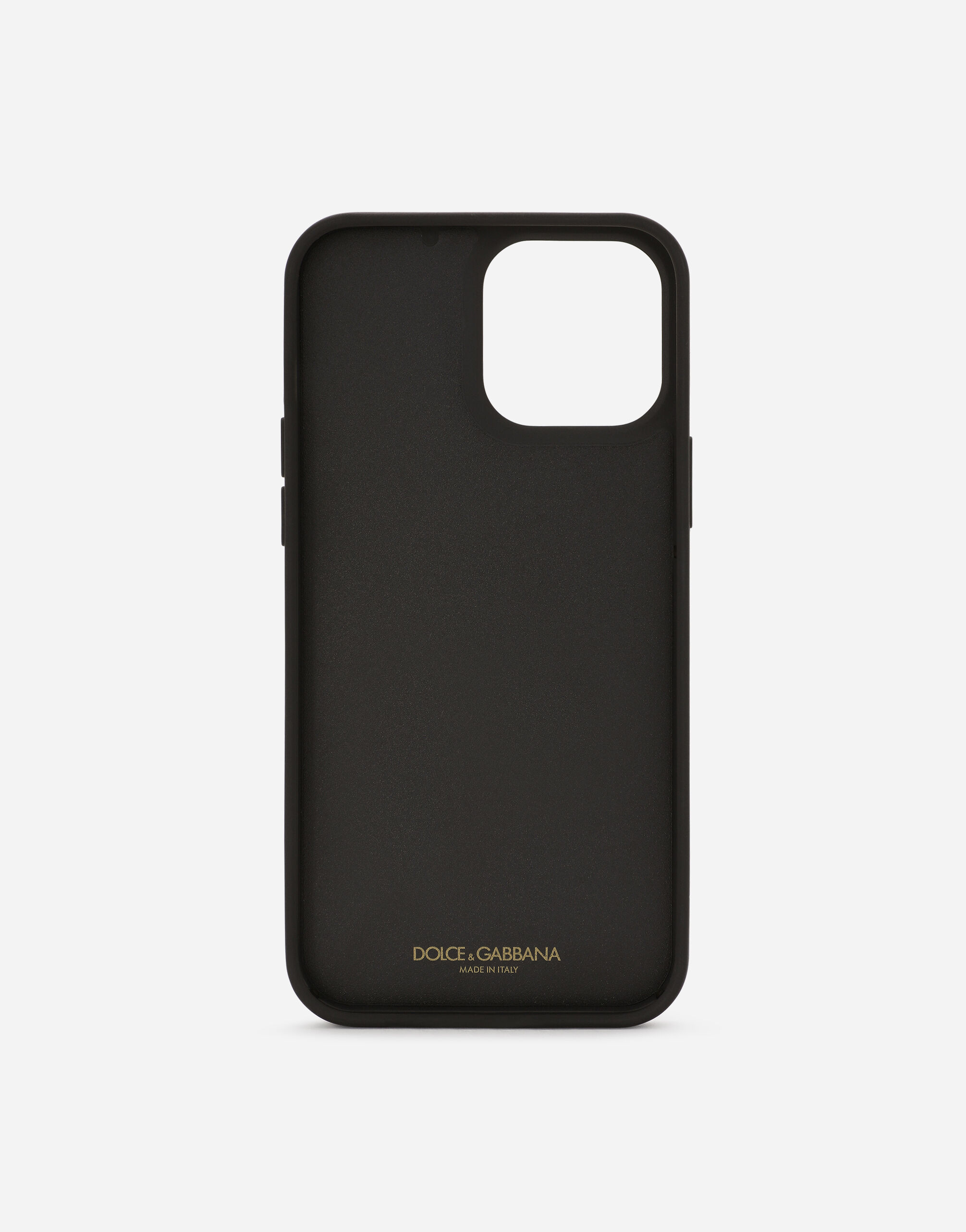 Calfskin iPhone 13 Pro cover in Blue for Men | Dolce&Gabbana® US