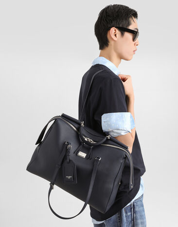 Dolce & Gabbana Vittoria handbag in calfskin Blue BM7825A0370