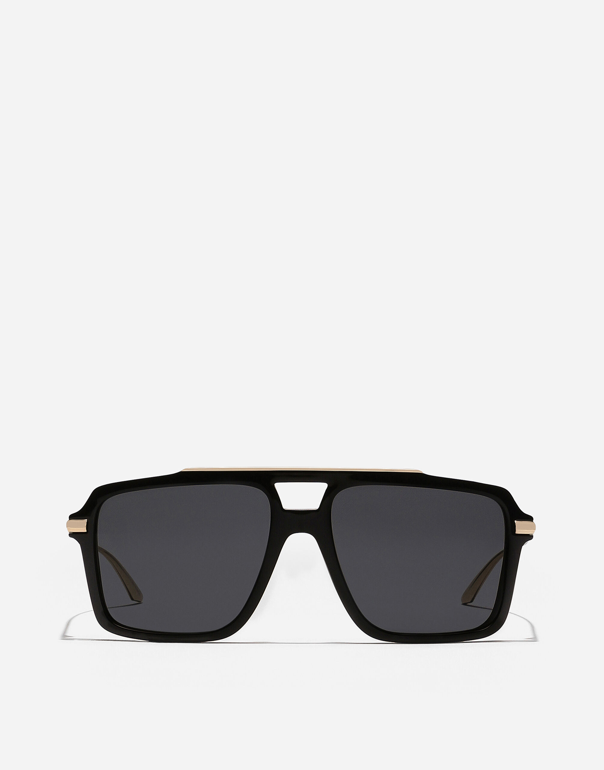 DG Metal Classic Sunglasses in Black and gold for Men