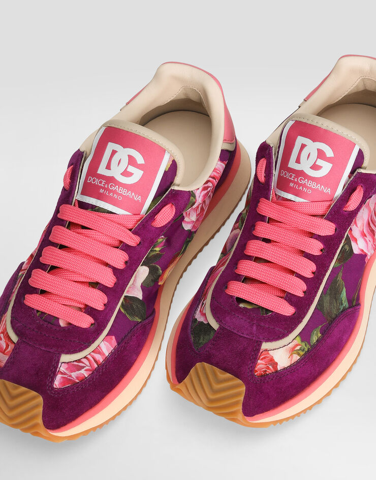 Dolce & Gabbana Mixed-material DG Cushion sneakers Print CK2288A6N66