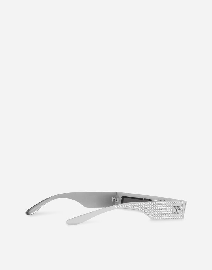 Dolce & Gabbana Солнцезащитные очки Narrow кристалл VGCROMVMMON